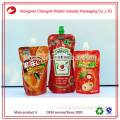 printed standup spout pouch for ketchup packaging